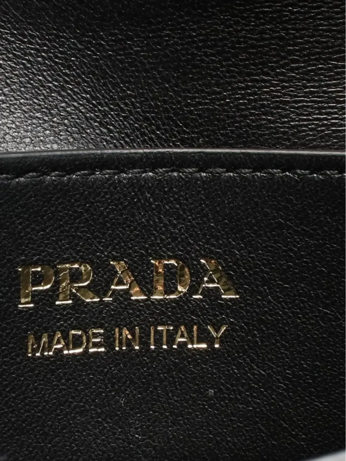 Prada ビンテージ 2020年代 サフィアーノレザー トートバッグ - ブラック - 画像4