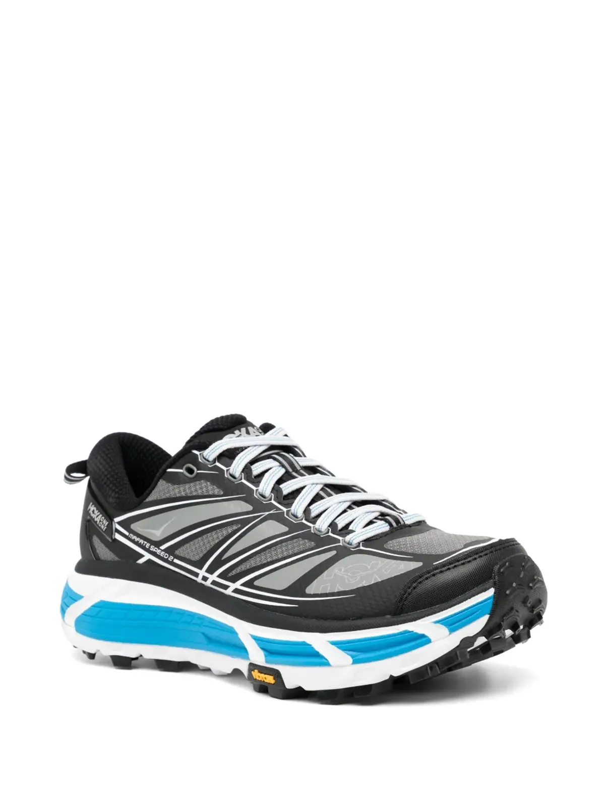 HOKA Mafate Speed 2 ロートップスニーカー ブラック - 画像2