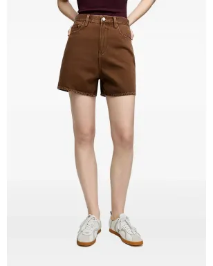 Hey Joanie Easy Buckle shorts - Brown - サムネイル1
