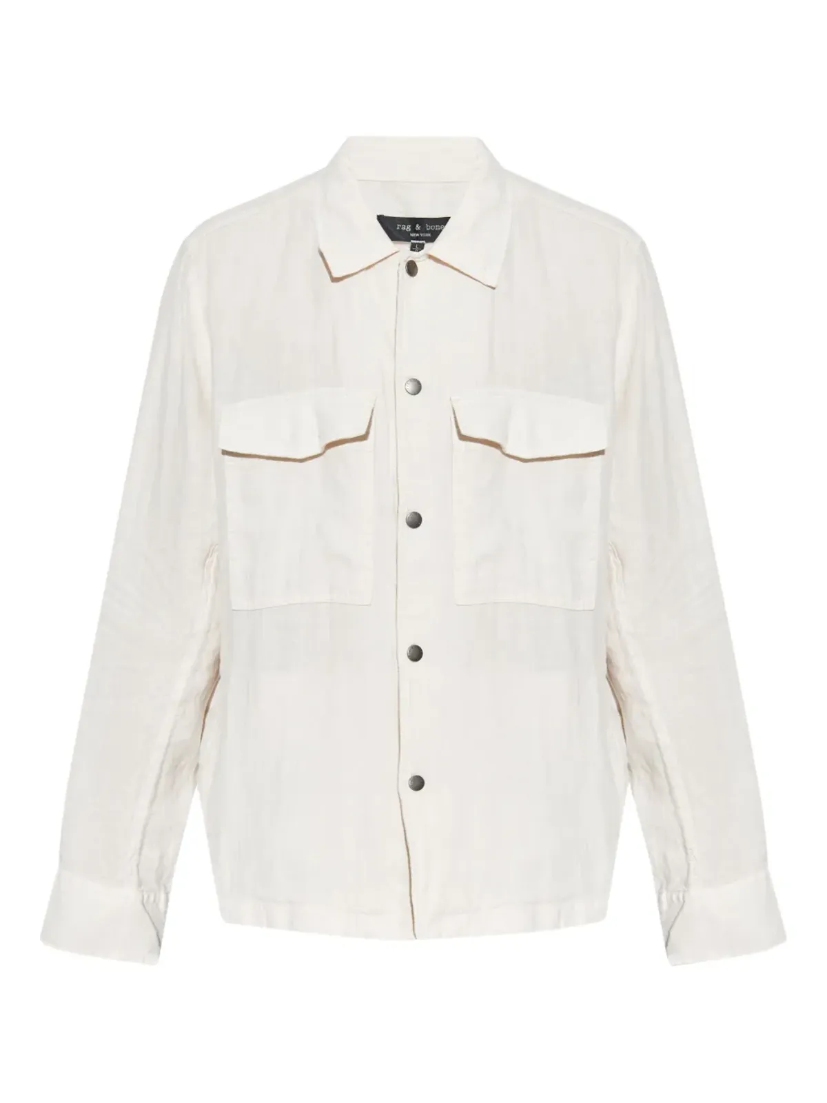 rag & bone リネン シャツジャケット - 画像1