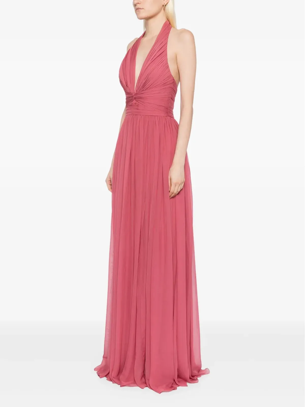Zuhair Murad Vネックドレス - レッド - 画像3