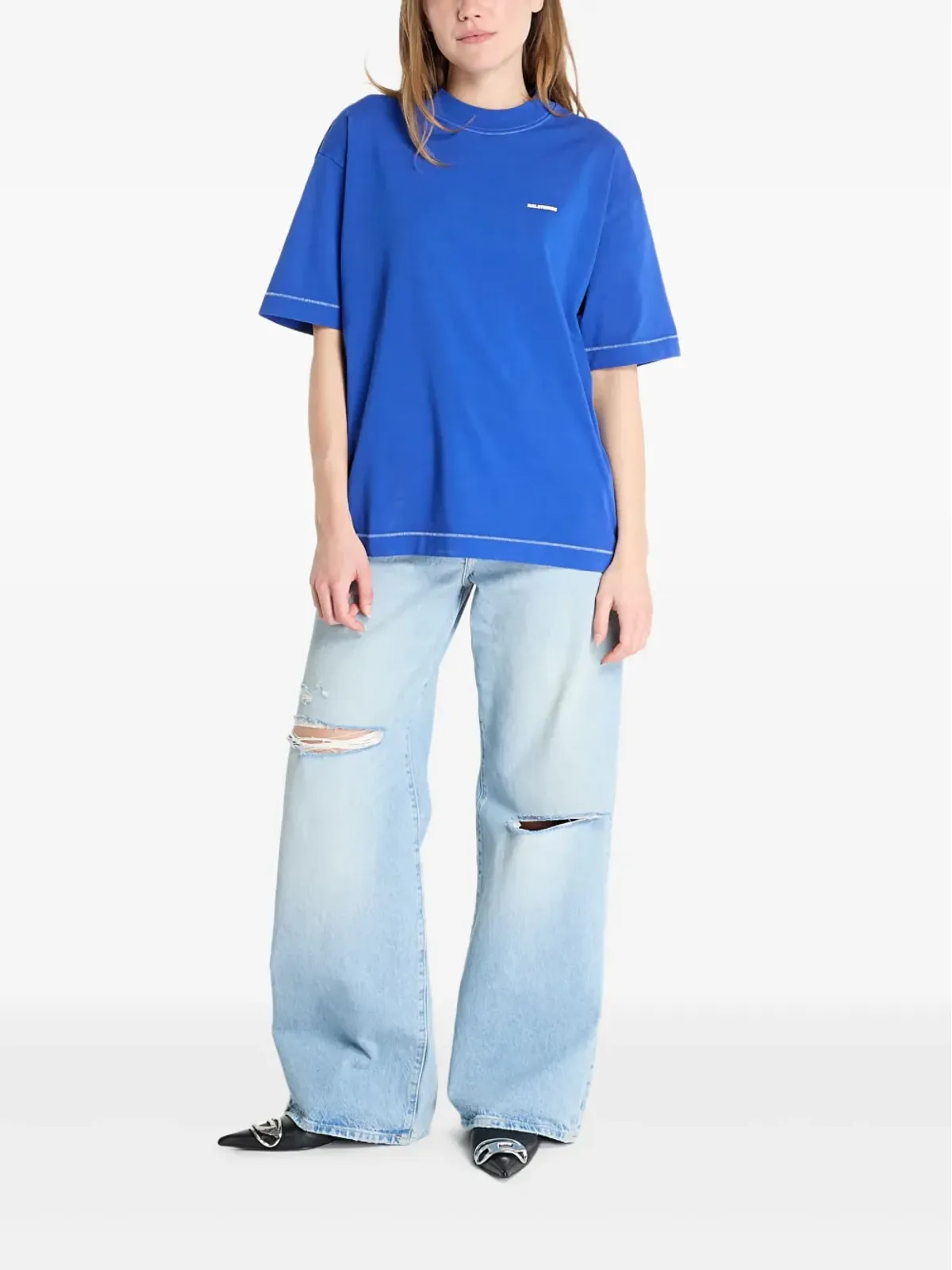 HAL STUDIOS® コントラストステッチ Tシャツ - 画像2