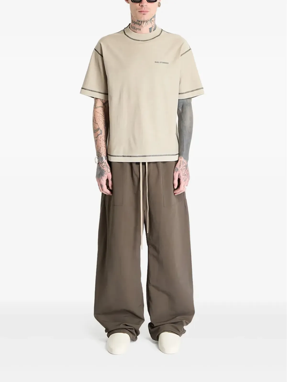 HAL STUDIOS® コントラストステッチTシャツ - 画像2