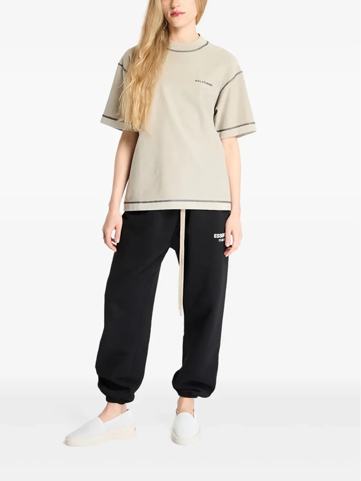 HAL STUDIOS® コントラストステッチTシャツ - 画像3