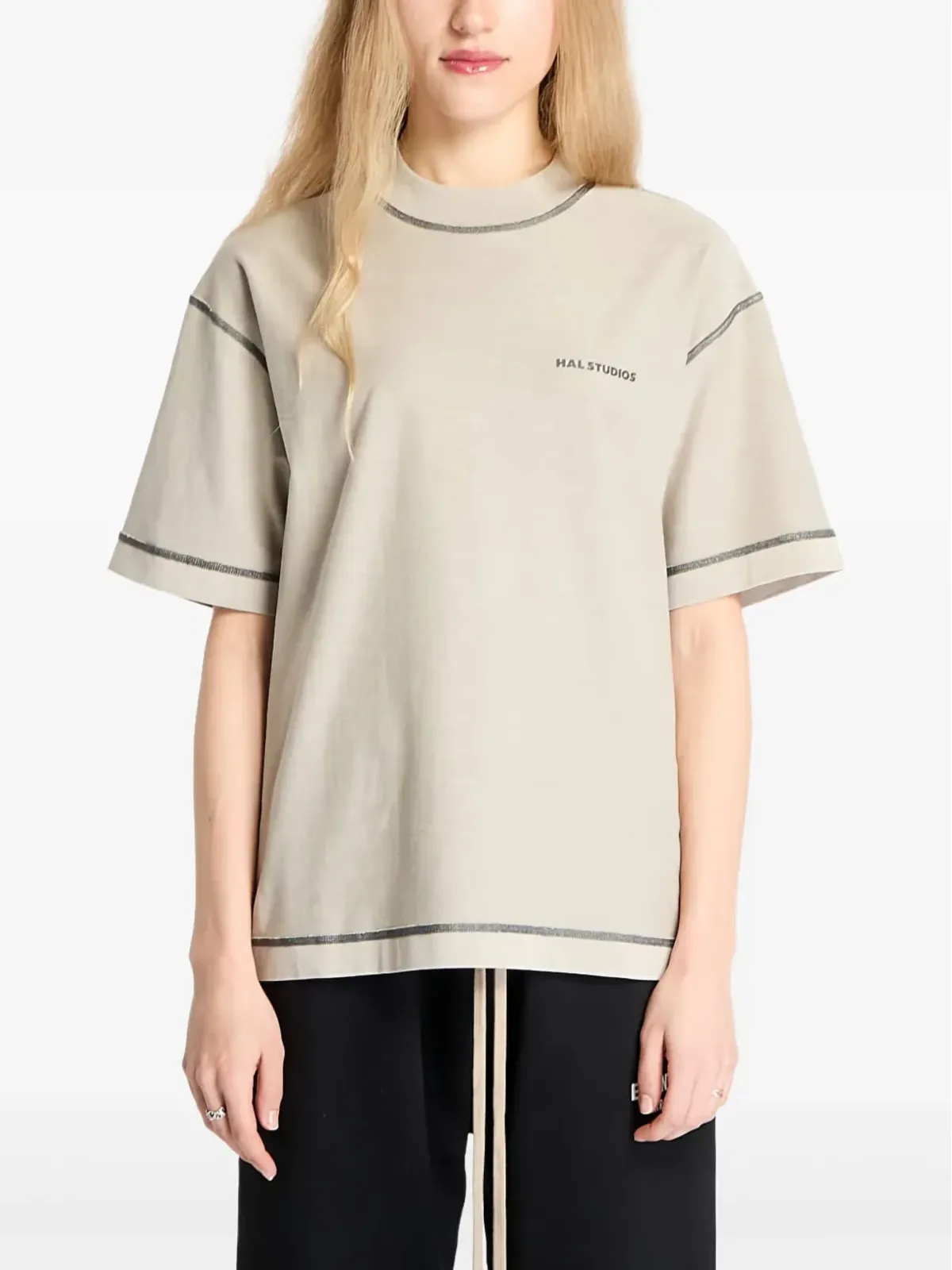 HAL STUDIOS® コントラストステッチTシャツ - 画像4