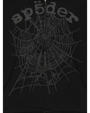 SP5DER OG Web V2 Phantom ジップアップフーディー（ブラック） - サムネイル2