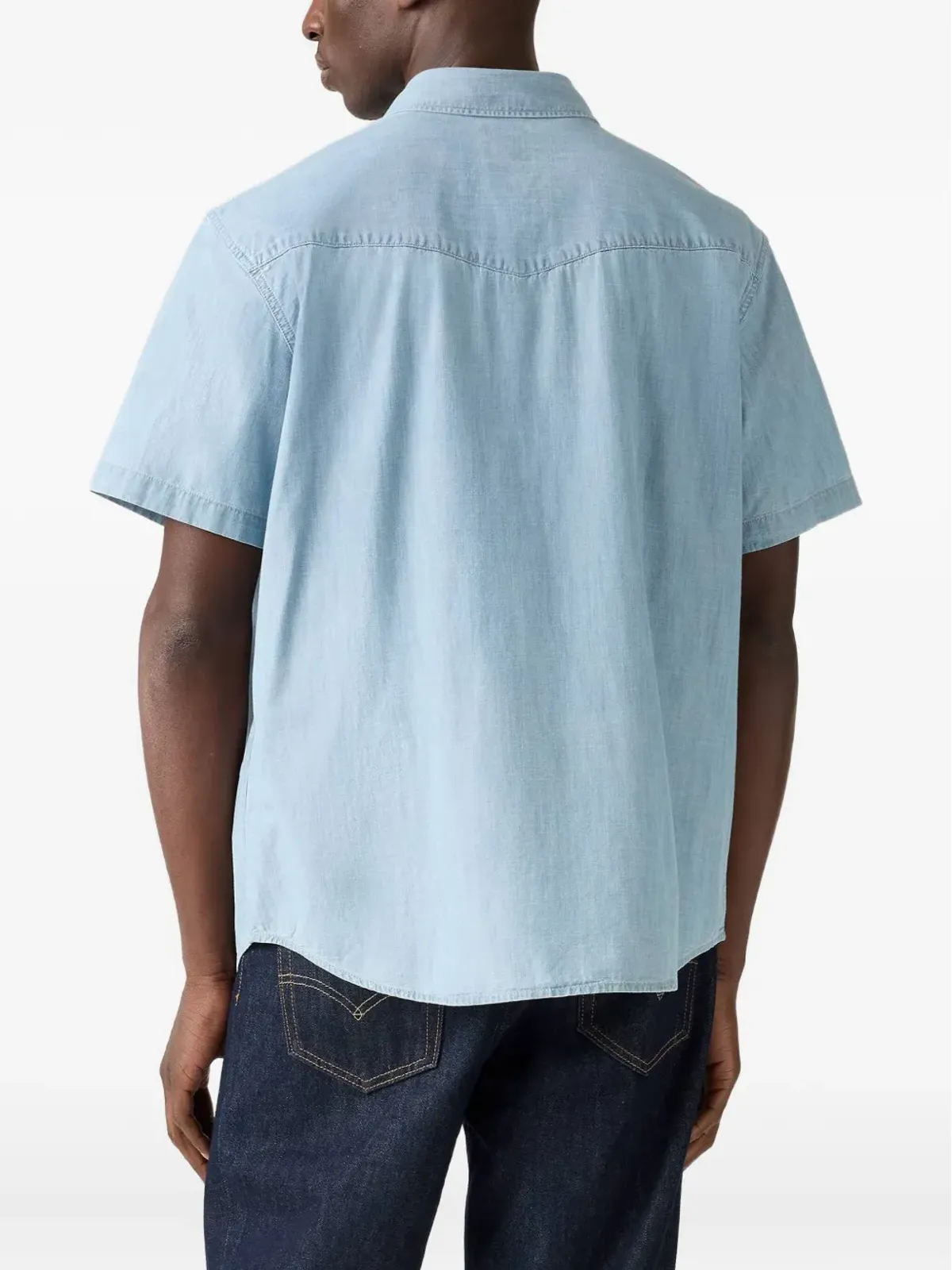 Levi's ボタン付きショートスリーブシャツ - ブルー - 画像4