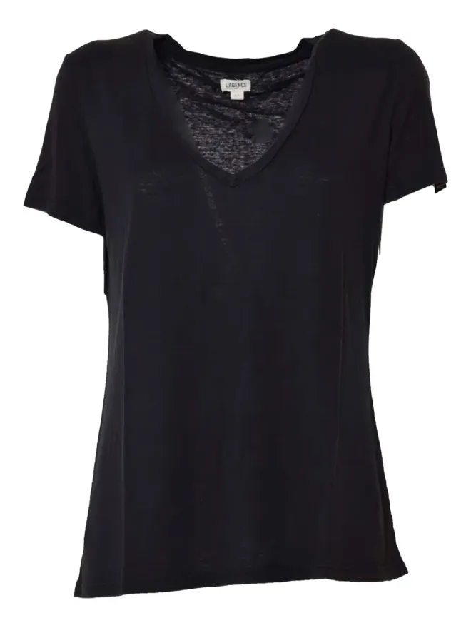 L'AGENCE L'Agence リネンTシャツの商品画像