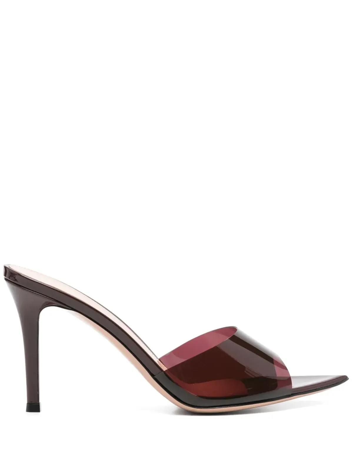 Gianvito Rossi 85mmヒールのレザーサンダル - 画像1
