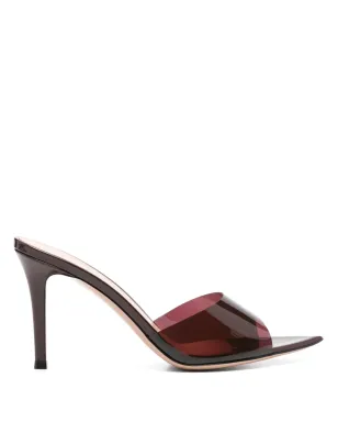 Gianvito Rossi 85mmヒールのレザーサンダル - サムネイル1