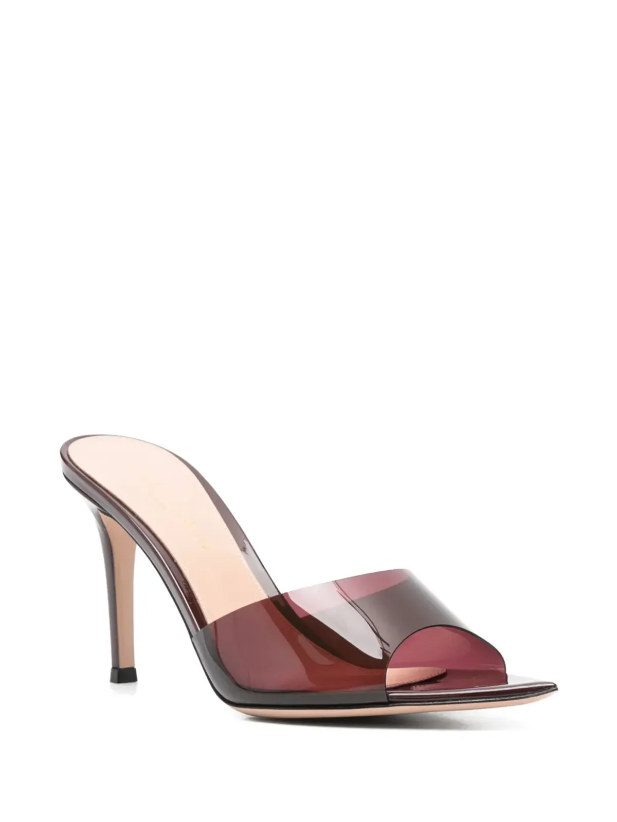 Gianvito Rossi 85mmヒールのレザーサンダル - 画像2