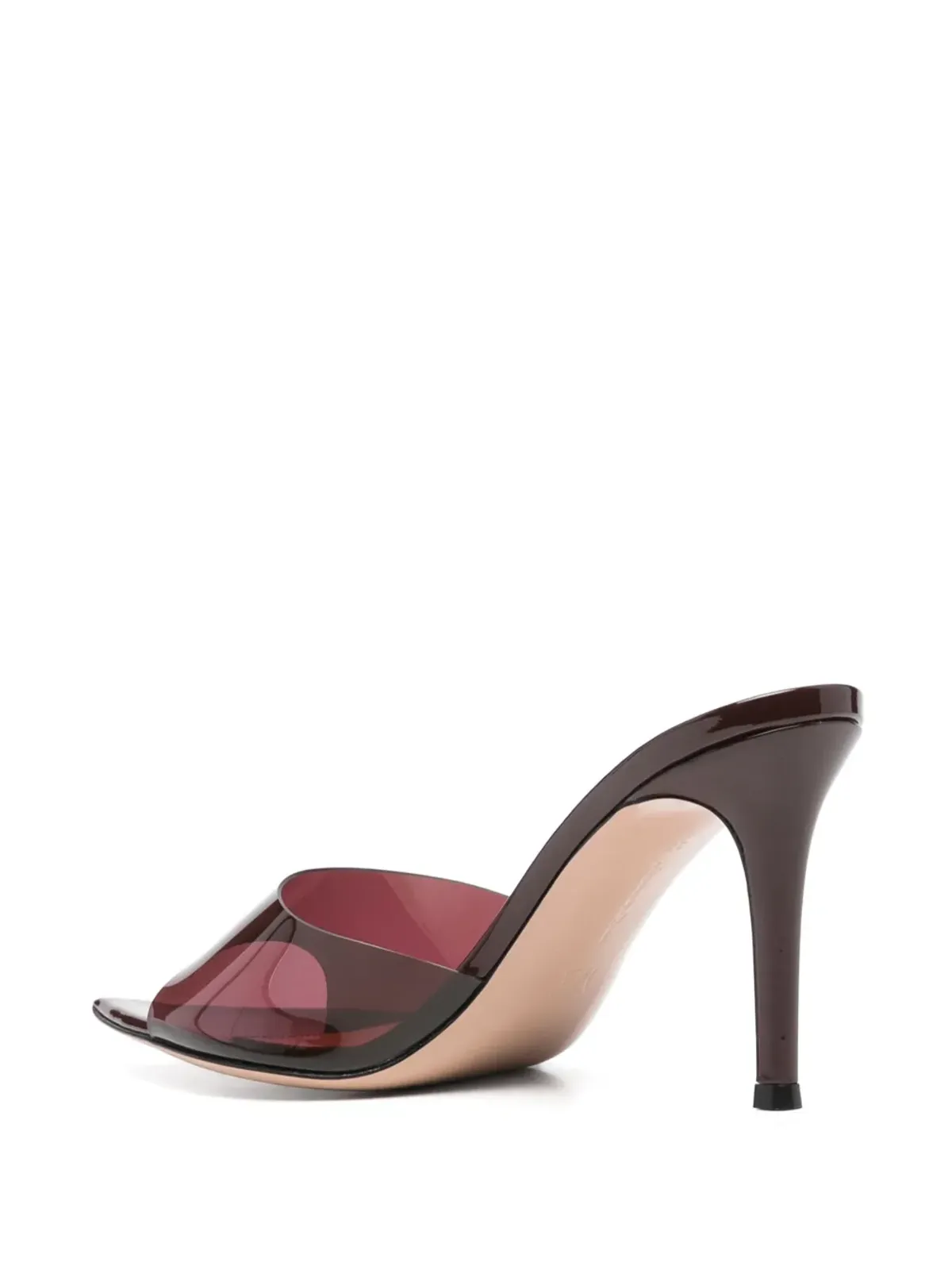 Gianvito Rossi 85mmヒールのレザーサンダル - 画像3