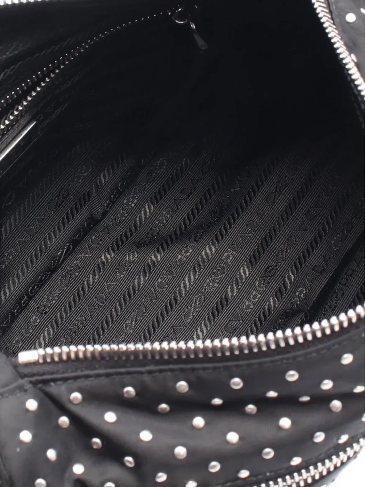 Prada ビンテージ 20's Re-Nylon ショルダーバッグ - ブラック - 画像3