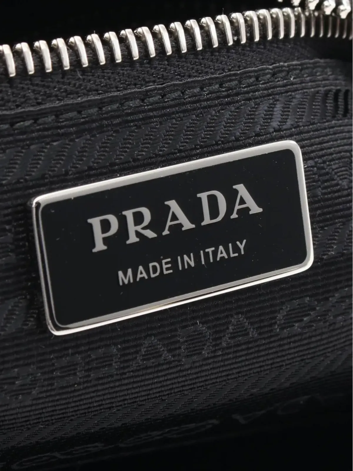 Prada ビンテージ 20's Re-Nylon ショルダーバッグ - ブラック - 画像4