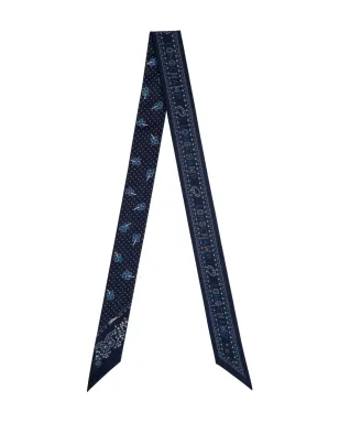 Longchamp フレンチ・バンダナ柄シルクネックスカーフ - サムネイル1