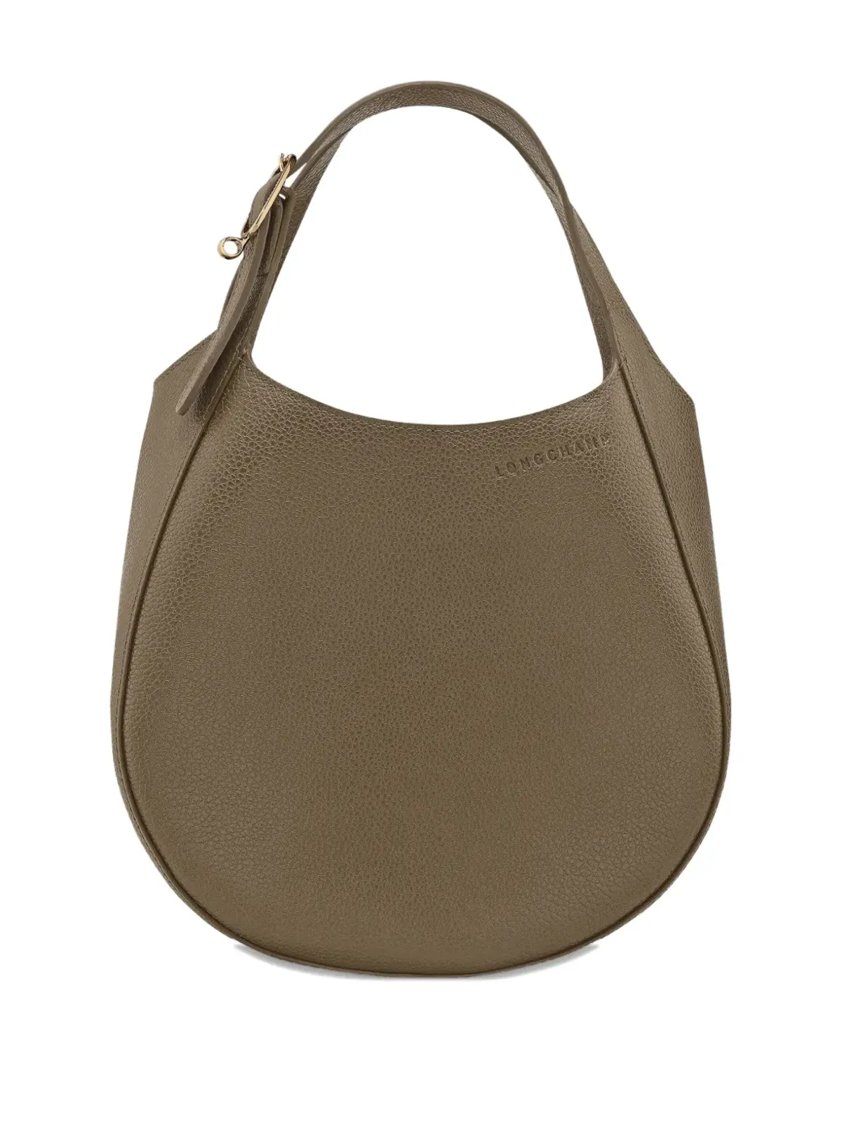 Longchamp Le Foulonné round-shaped handbag - Brown - 画像5
