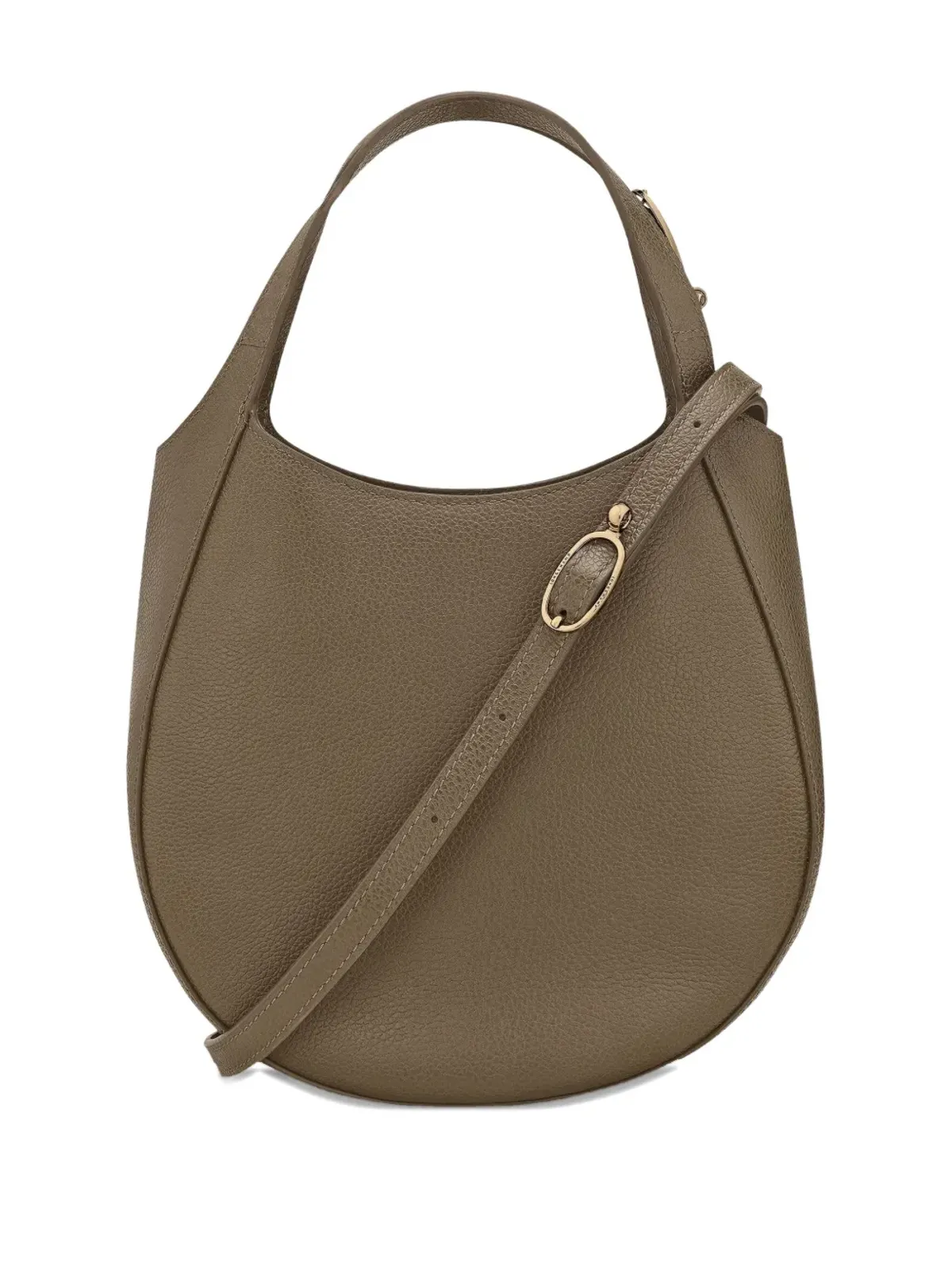 Longchamp Le Foulonné round-shaped handbag - Brown - 画像3