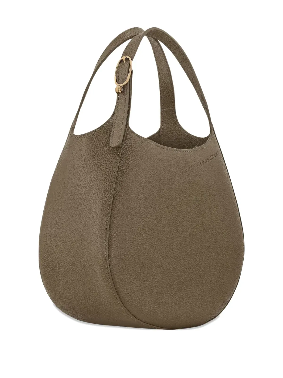 Longchamp Le Foulonné round-shaped handbag - Brown - 画像4