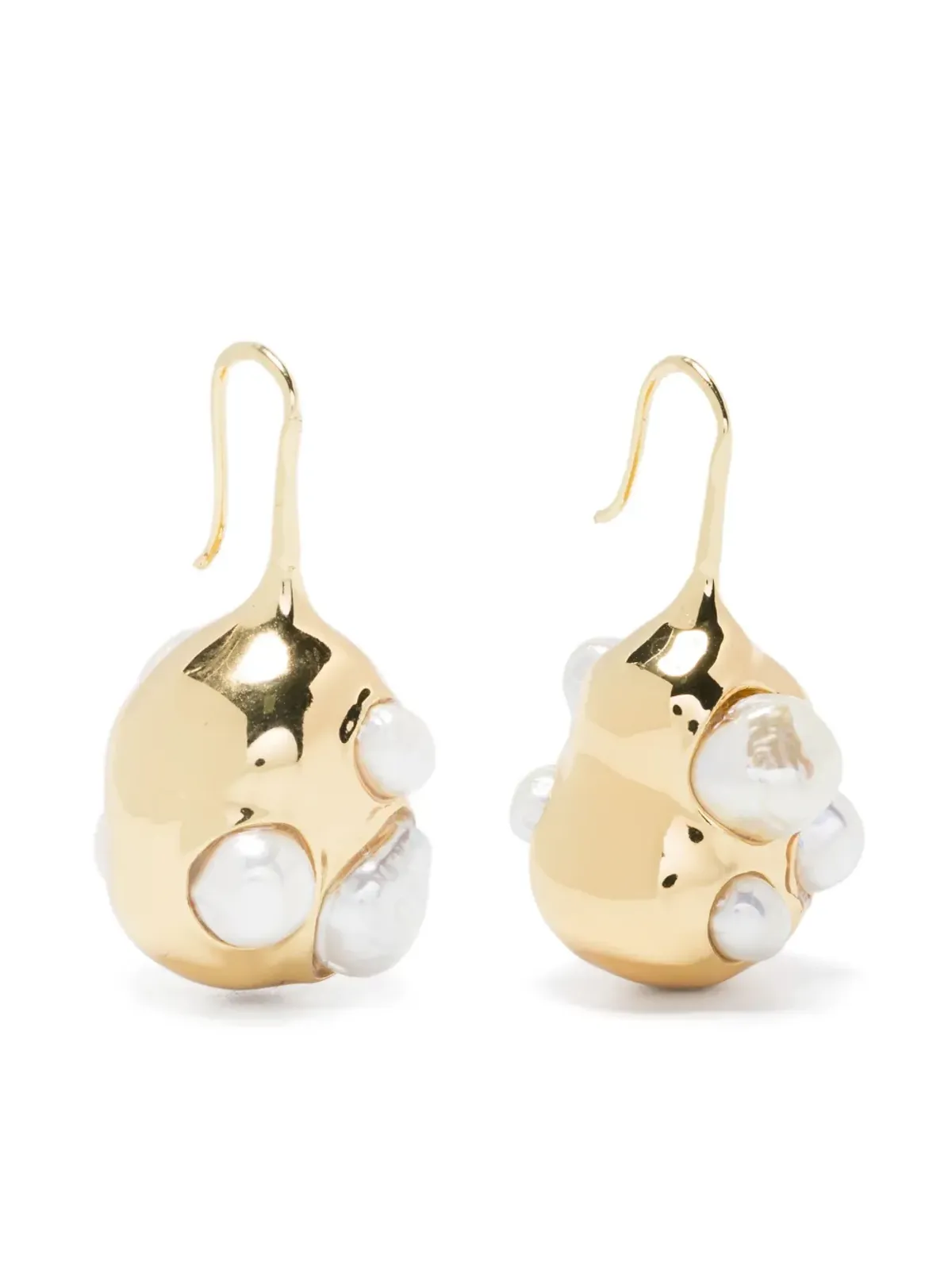 Ryenn's Eyes x Quentin Jones 14Kゴールドプレーテッドブラス ドロップイヤリング - 画像1