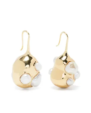 Ryenn's Eyes x Quentin Jones 14Kゴールドプレーテッドブラス ドロップイヤリング - サムネイル1