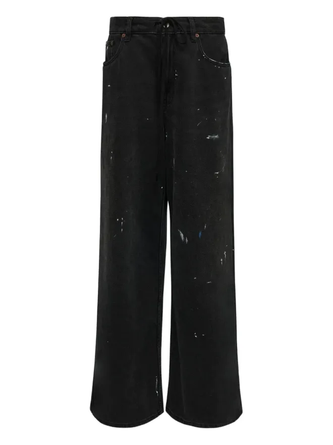 MM6 Maison Margiela MM6 Maison Margiela コットンジーンズ - ブラックの商品画像