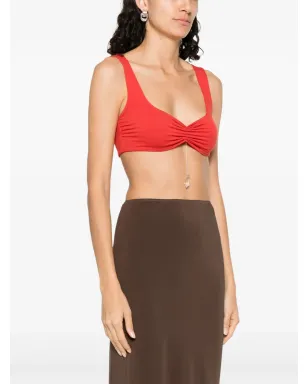 MANURÍ ギャザー入りクロップトップ - サムネイル3