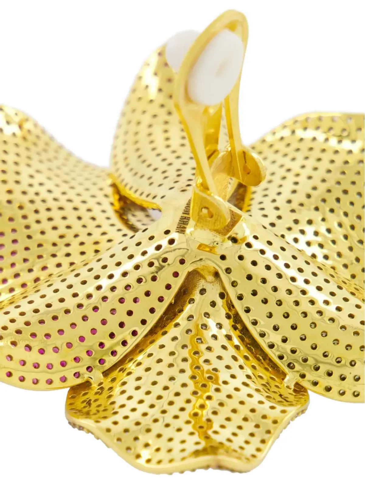 Begüm Khan Singapore Orchids Floral クリップオン イヤリング - Gold - 画像2