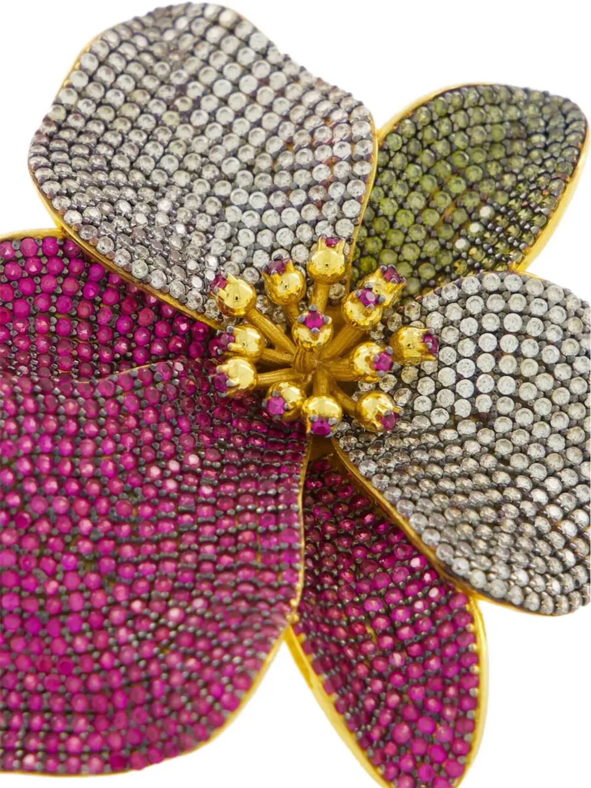 Begüm Khan Singapore Orchids Floral クリップオン イヤリング - Gold - 画像4