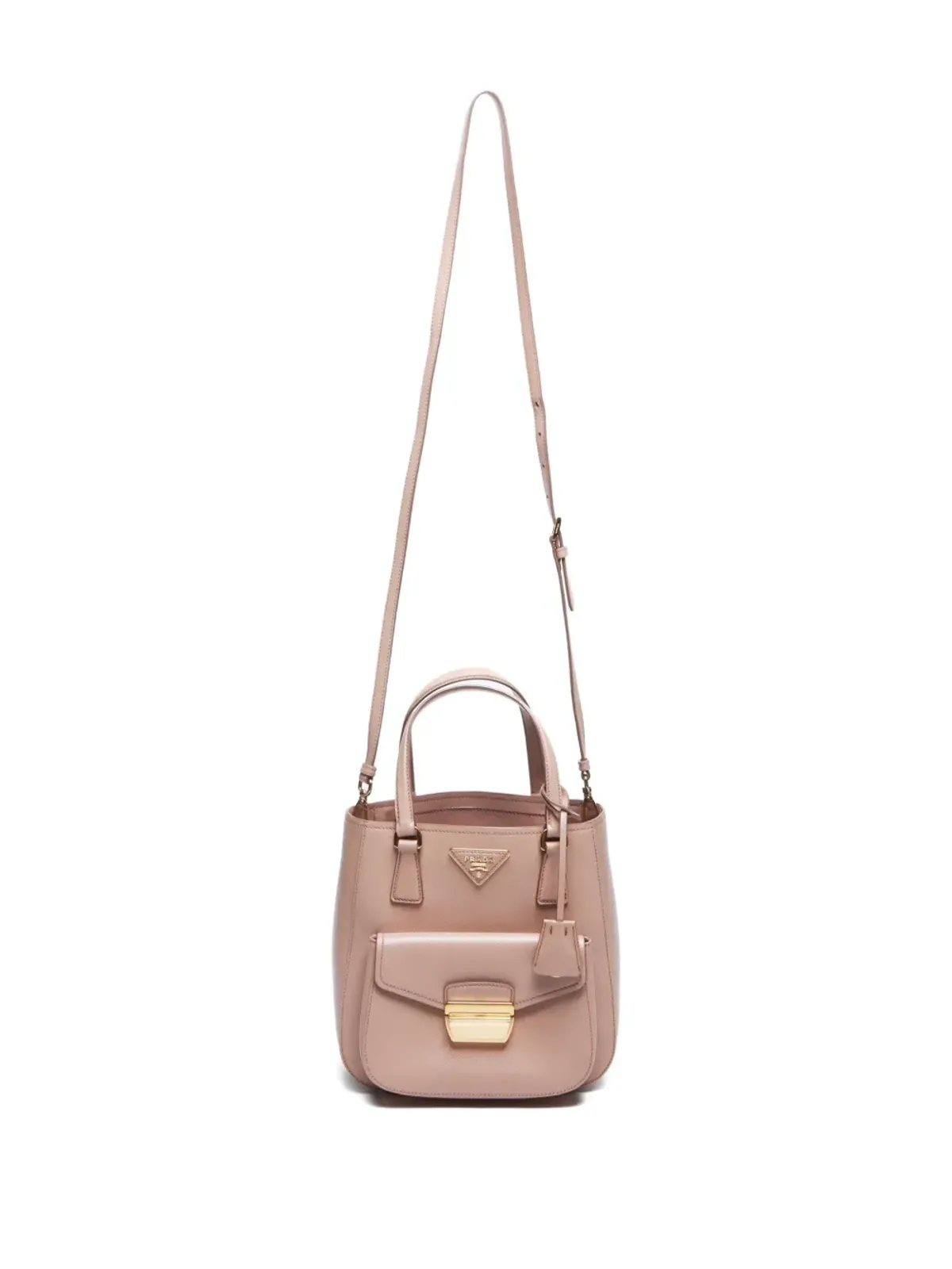 Prada ビンテージ 2021 三角ロゴ トートバッグ - ニュートラル - 画像5