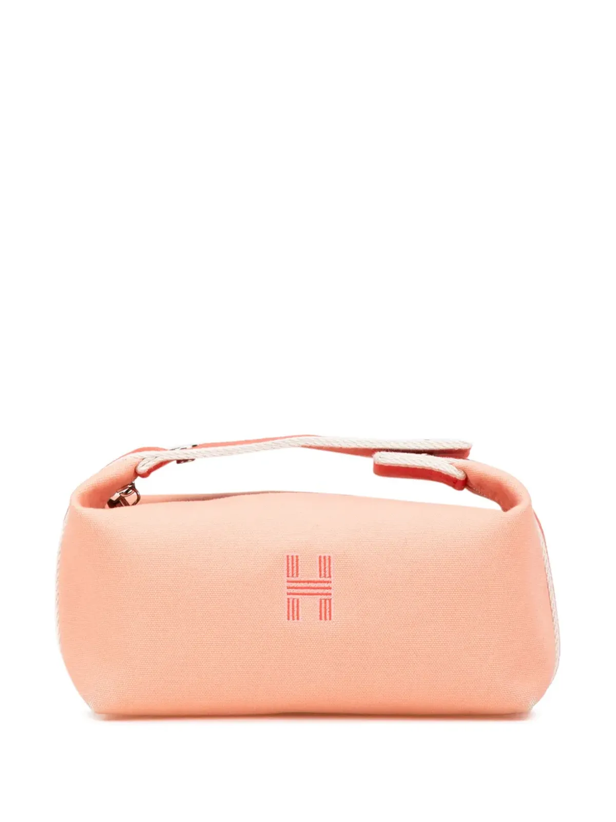 Hermès ビンテージ 2012-2024 小型 Toile Bride A Brac バニティバッグ ピンク - 画像1