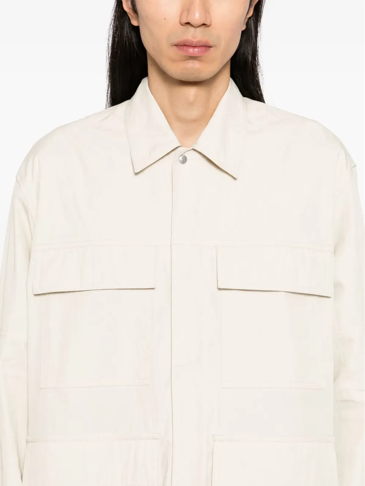 Peacemaker Oamc pocket-work shirt - White - 画像5