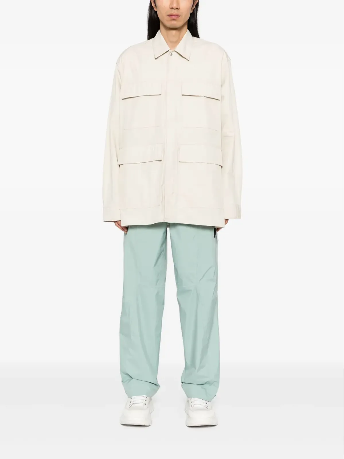 Peacemaker Oamc pocket-work shirt - White - 画像2