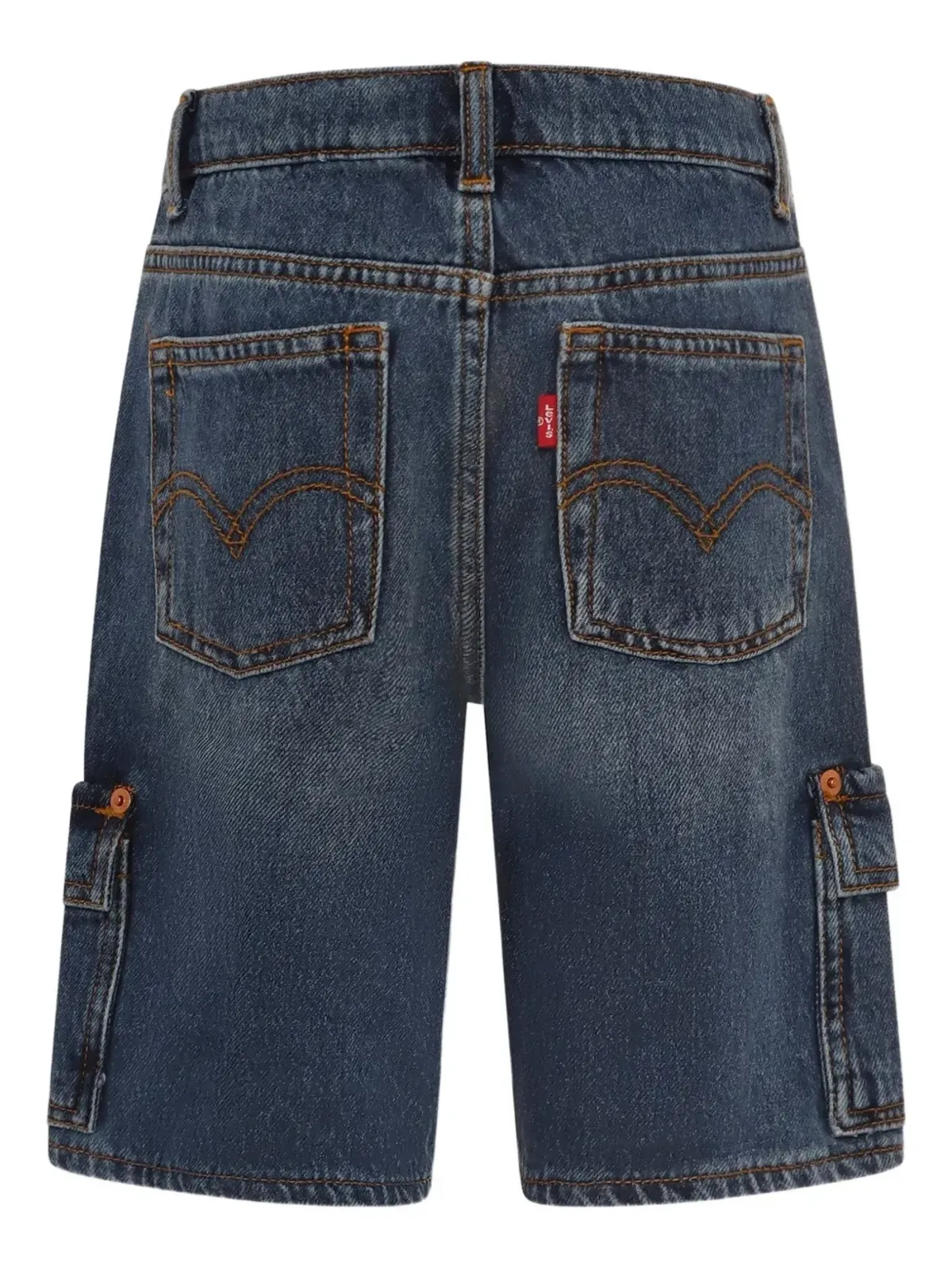 Levi's Kids カーゴスタイル デニムショーツ - 画像2