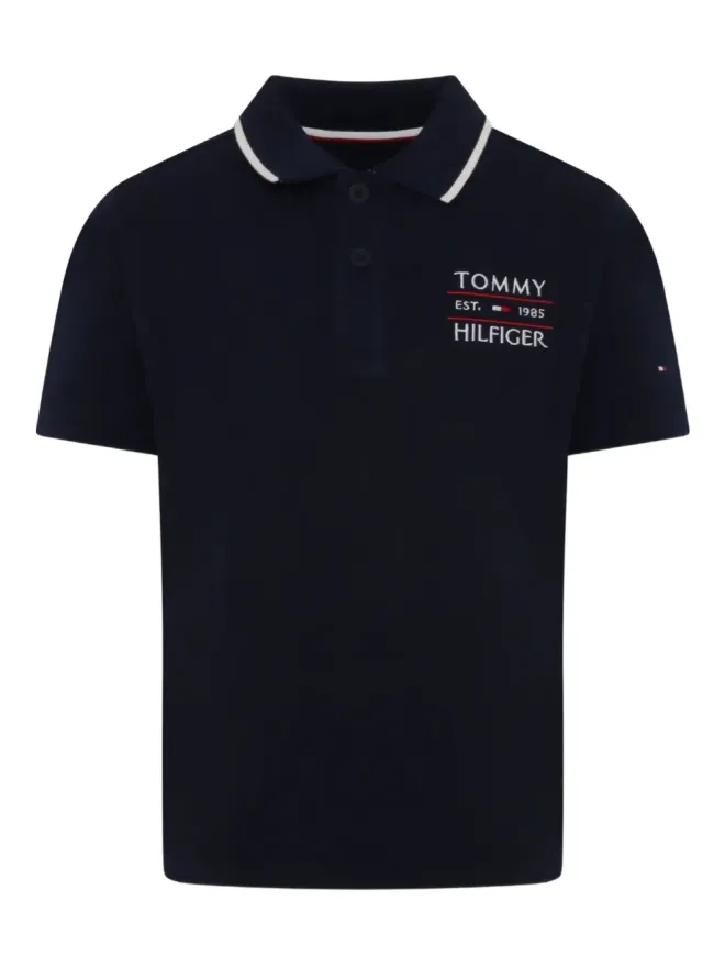 Tommy Hilfiger Junior Tommy Hilfiger Junior コントラストカラー ポロシャツの商品画像