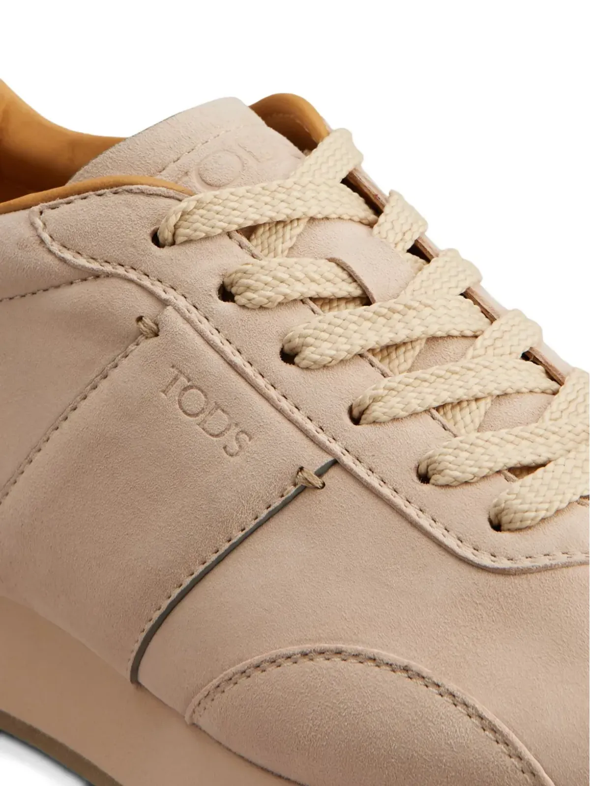 Tod's スエードレザー レースアップシューズ - ピンク - 画像4
