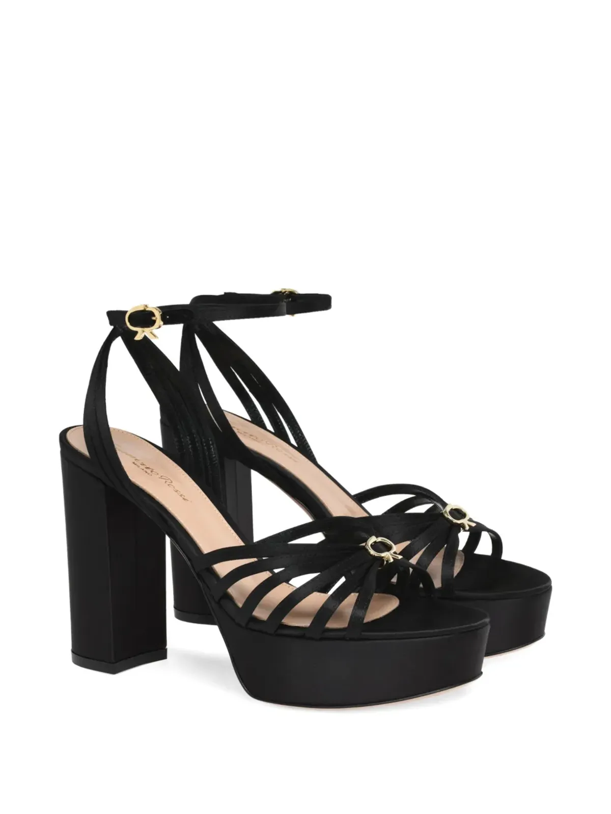 Gianvito Rossi 70mm Rita サンダル - ブラック - 画像2