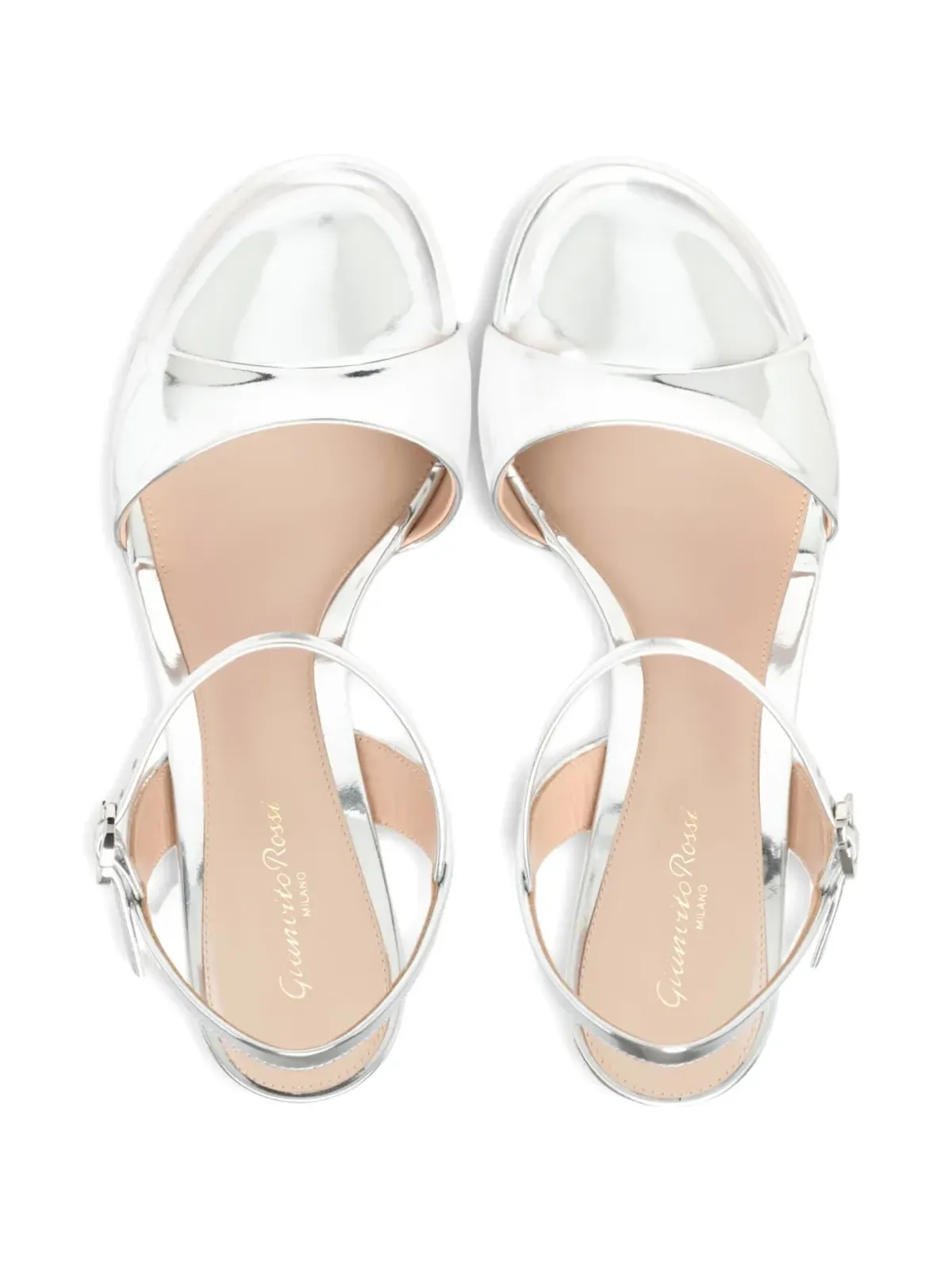 Gianvito Rossi マルレナサンダル 85mm - シルバー - 画像4