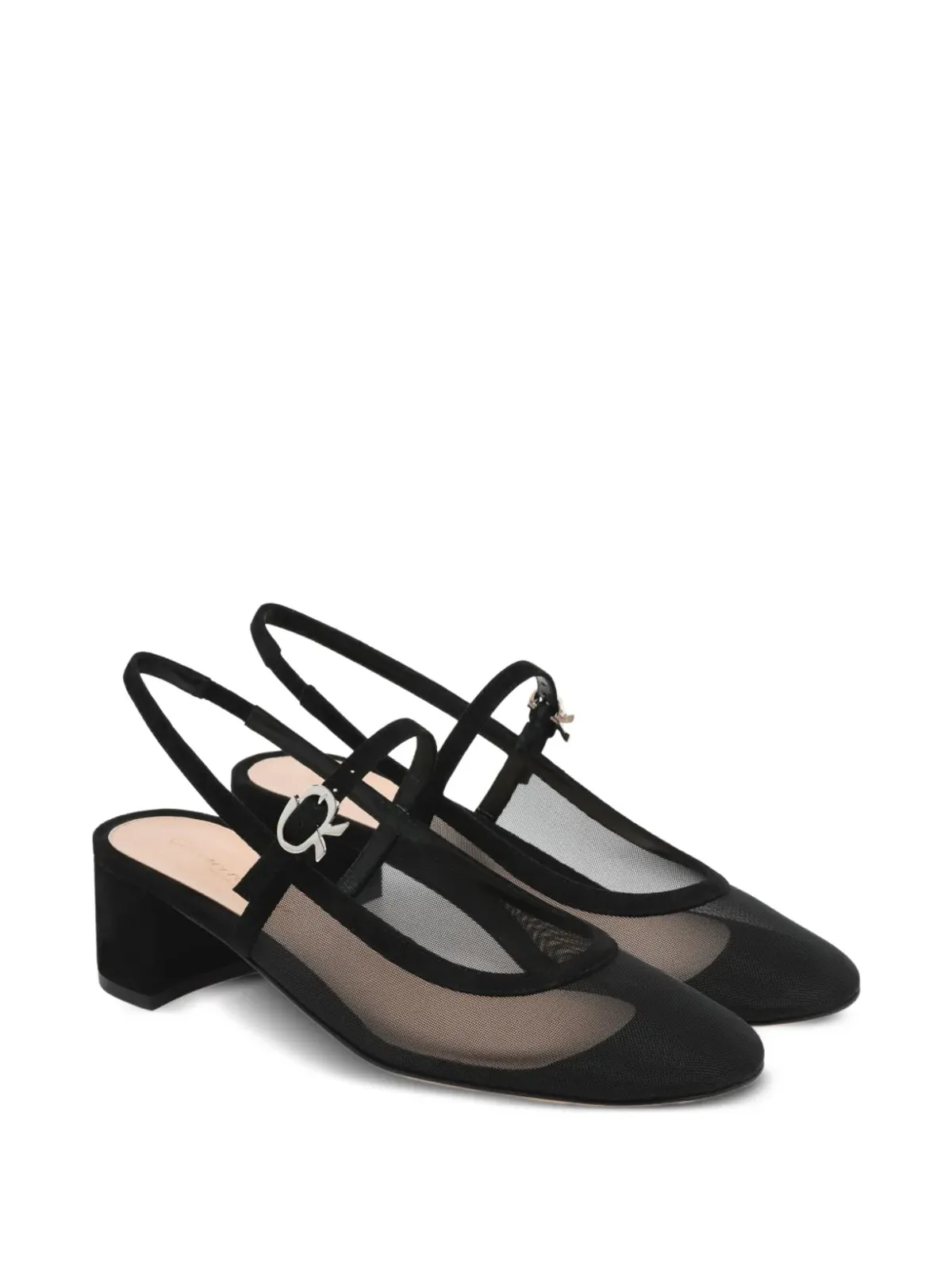 Gianvito Rossi 45mm フランソワ パンプス - ブラック - 画像2