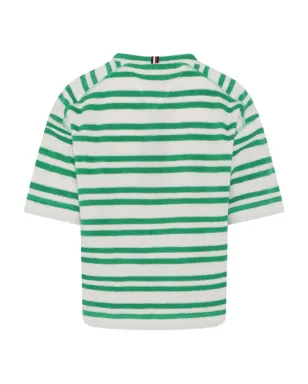 Tommy Hilfiger Junior ストライプ半袖トップ - White - サムネイル2
