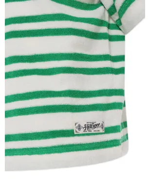 Tommy Hilfiger Junior ストライプ半袖トップ - White - サムネイル3