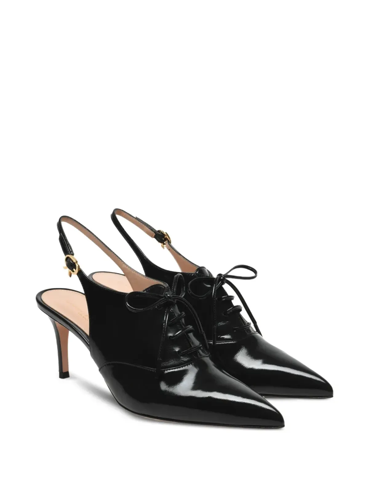 Gianvito Rossi Veronica パンプス 70mm ブラック - 画像2