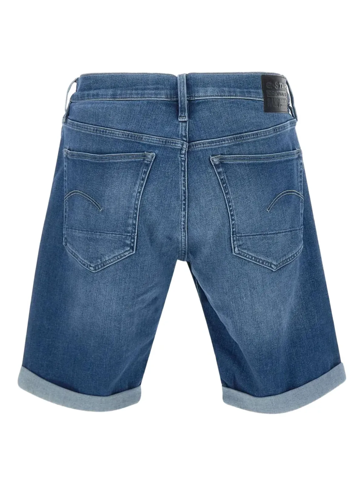G-Star RAW ロールヘムデニムショーツ - 画像2