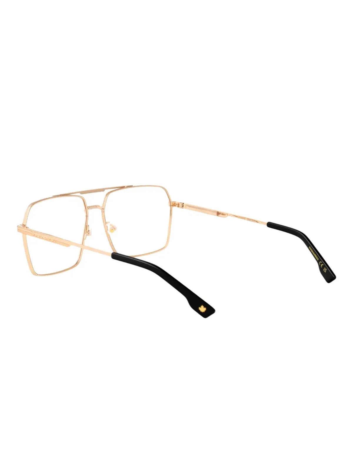 DSQUARED2 EYEWEAR D2 スクエアフレーム眼鏡 - ピンク - 画像4