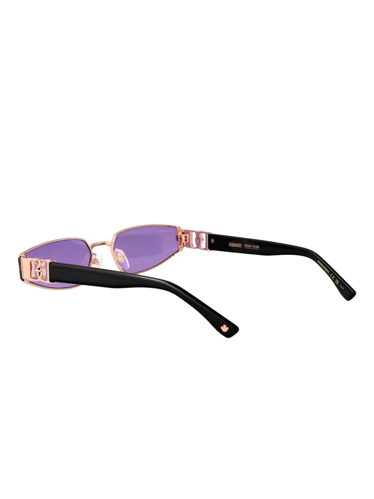 DSQUARED2 EYEWEAR ジオメトリックフレームのサングラス - 画像3