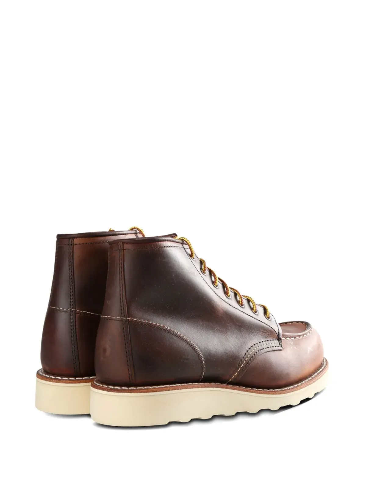 Red Wing Shoes レースアップ レザー ワークブーツ ブラウン - 画像2
