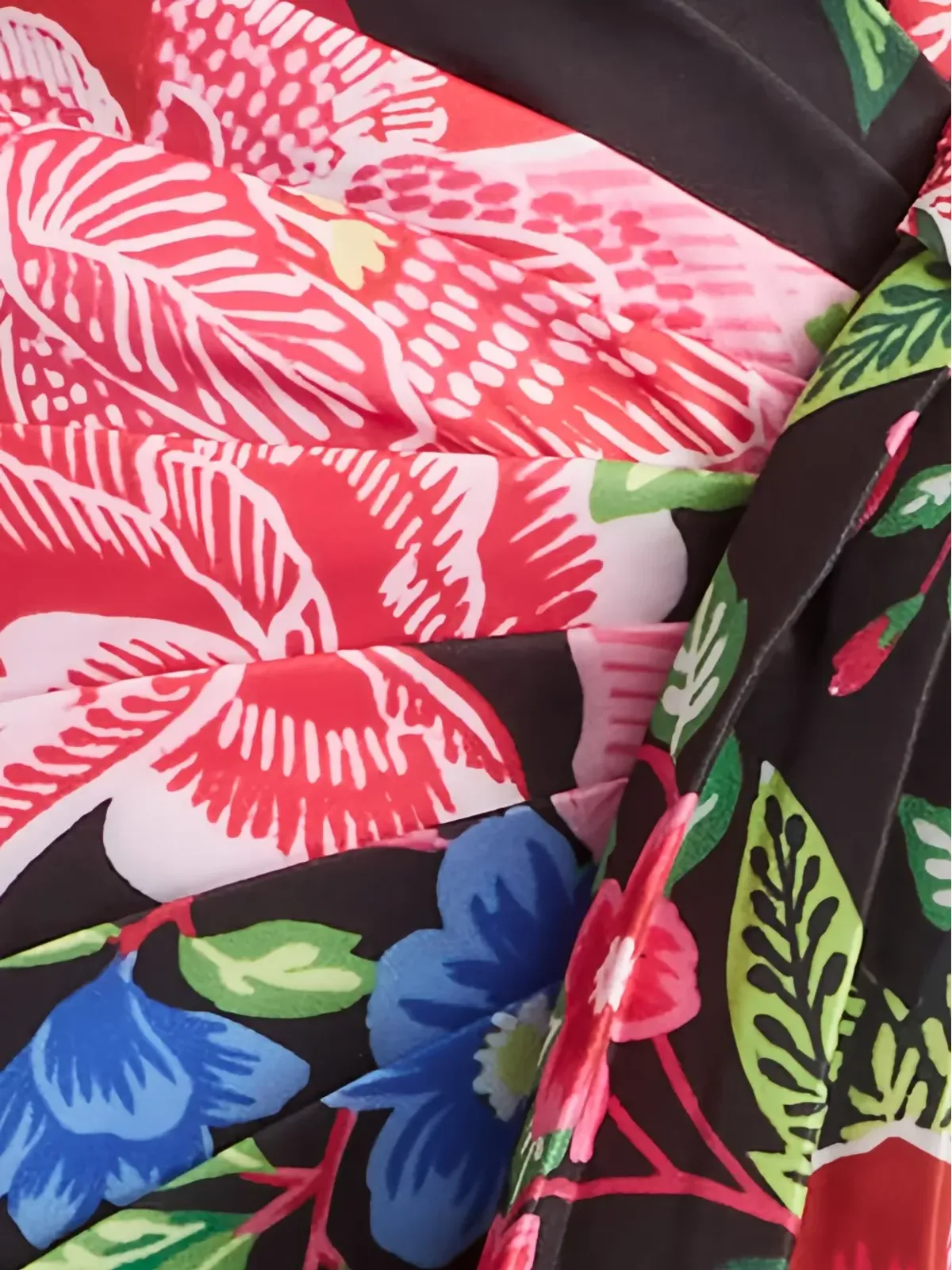 Tadashi Shoji タルボ花柄ラップドレス - 画像5