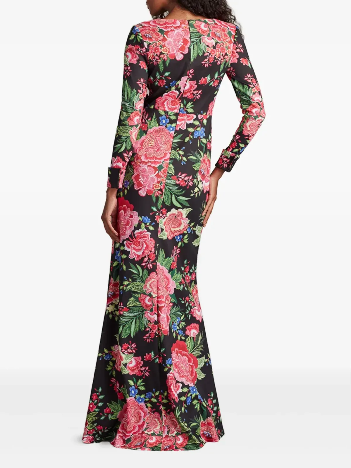 Tadashi Shoji タルボ花柄ラップドレス - 画像3