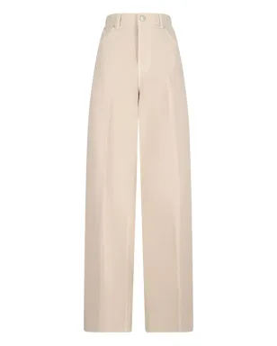 Destin Bethany wide-leg twill trousers - サムネイル1
