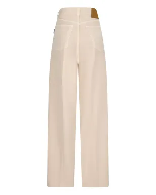 Destin Bethany wide-leg twill trousers - サムネイル2