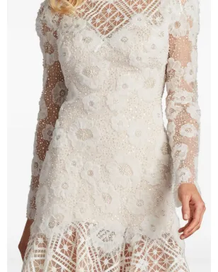 Tadashi Shoji Idly レース刺繍フレアドレス - サムネイル4
